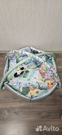 Коврик-манеж трансформер