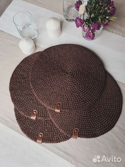 Салфетки сервировочные, подставка под посуду 30см