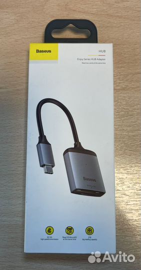 Картридер Baseus Enjoy Series Type-C to SD/TF