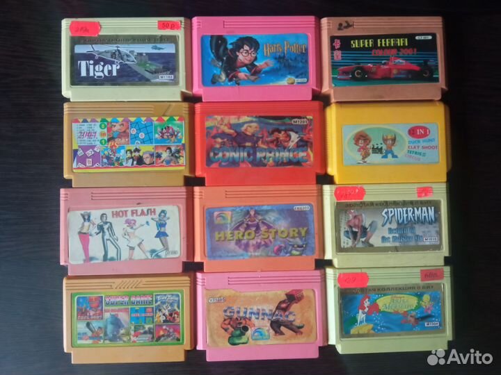 Игры картриджы для dendy