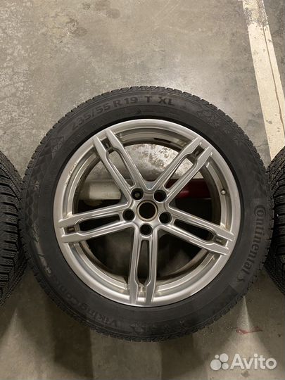 Диски с шинами r19 от Porshe Macan разноширокие