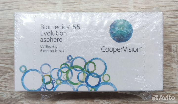 Линзы контактные Biomedics 55 Evolution, 6шт