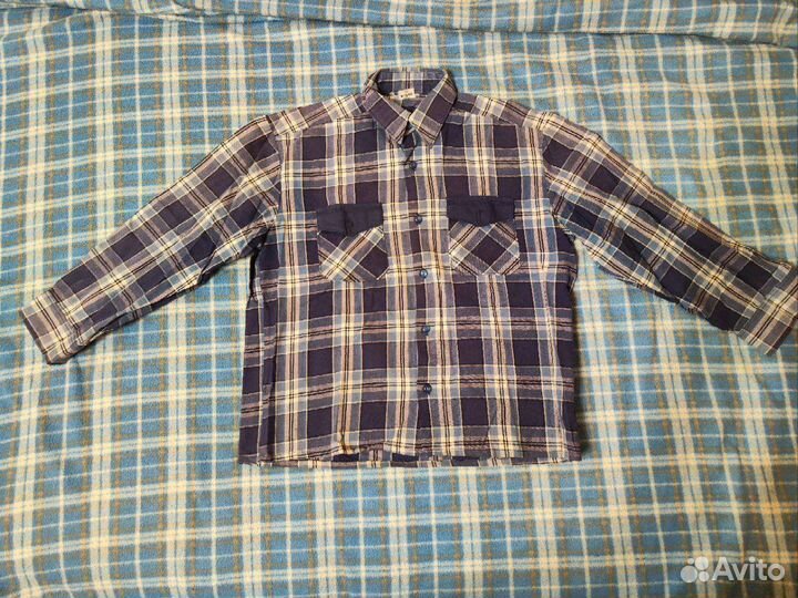 Рубашка в клетку детская