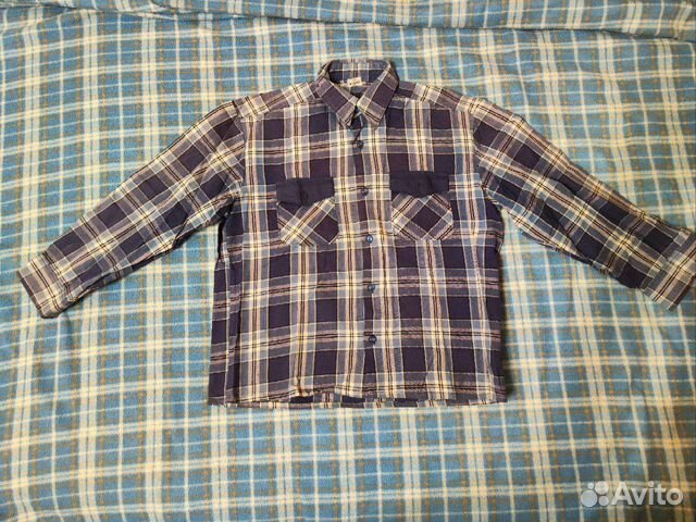 Рубашка в клетку детская
