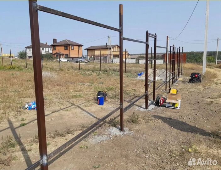 Каркас для забора