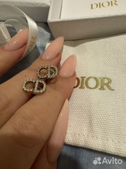 Серьги Christian Dior оригинал новые