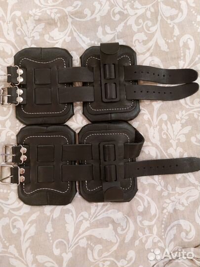 Ботинки гравитационные Черные Экокожа