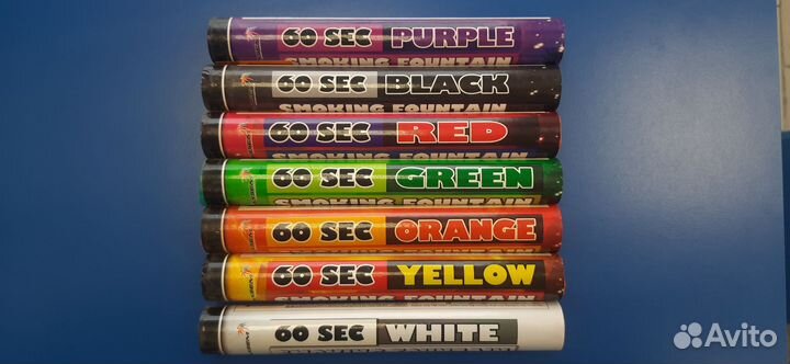 Цветной дым, петарды