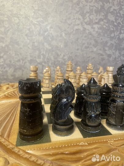 Нарды шахматы ручная работа