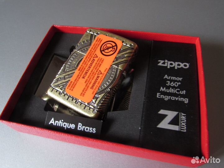 Zippo 29268 Armor Steampunk Skull, новая