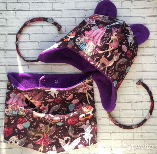 Шапка и снуд демисезон