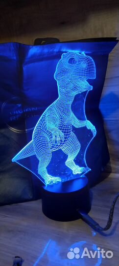 Ночник динозавр светильник