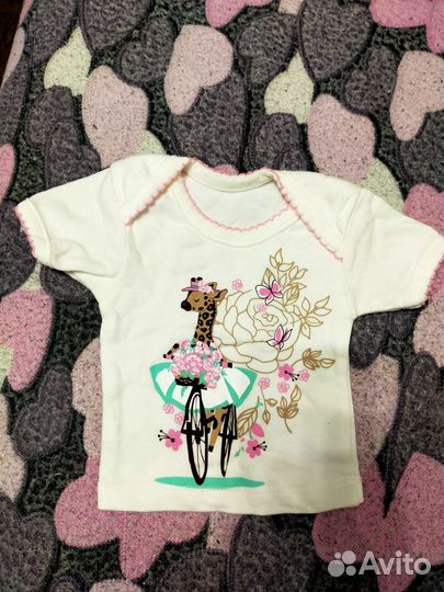 Вещи для девочки до года