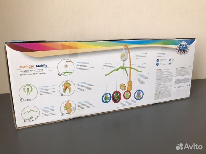 Новая Музыкальная карусель мобиль на кроватку