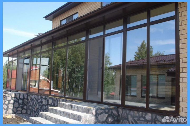 Пластиковые окна на веранду и террасу