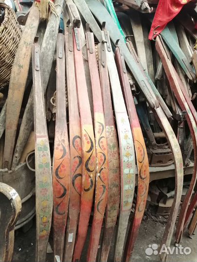 Старинное коромысло, ведерки