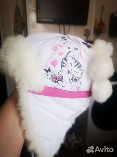 Шапка зимняя с 2 до 3.5 лет