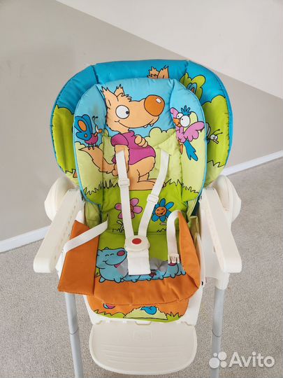 Стульчик для кормления chicco polly