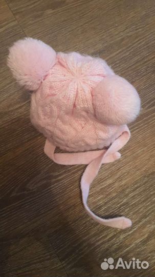 Шапка зимняя для девочки, р.50-54