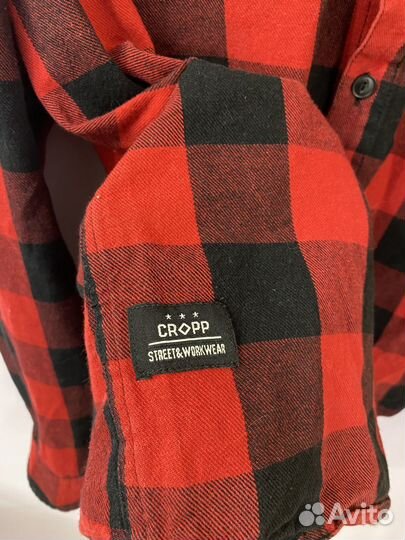 Рубашка cropp xl в клетку