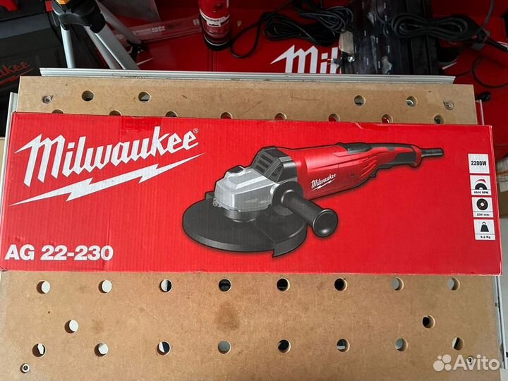 Ушм болгарка milwaukee AG 22-230 DMS