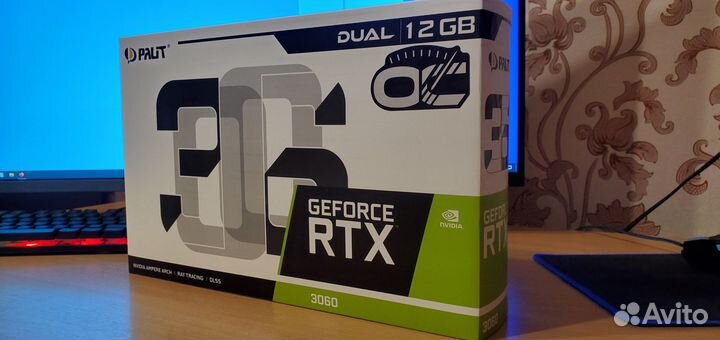Видеокарта Palit GeForce RTX 3060 Dual OC 12 gb