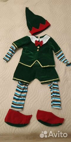 Новогодний костюм гнома 98-104