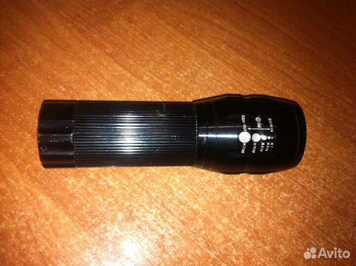 Фонари алюминий zoom 3 ааа и аккумулятор 14500 usb