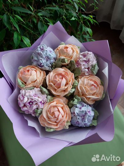 Сладкие букеты из зефира