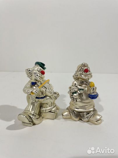 Статуэтка серебро клоун Италия Felice Ярославль