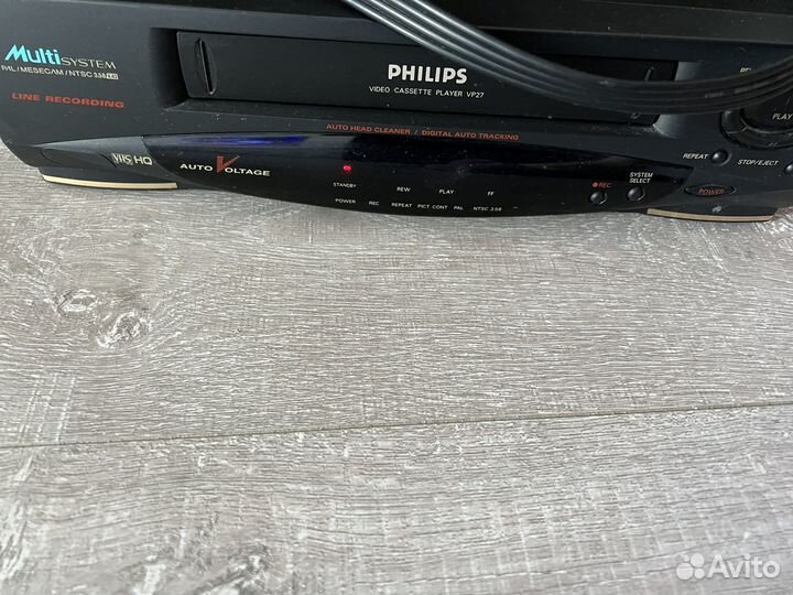 Раритет Кассетный видеомагнитофон philips