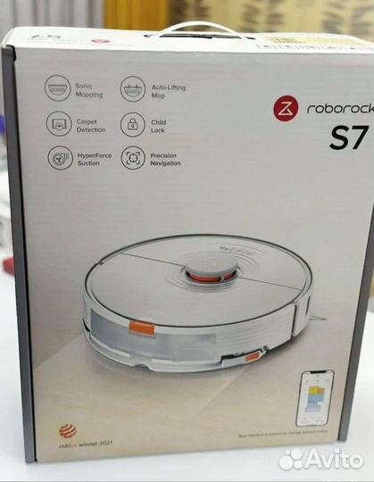 Робот-Пылесос Roborock S7 Моющий, мощный