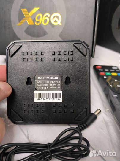 SMART tv приставка X96Q 2/16гб Android 10 новые