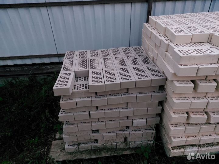 Кирпич облицовочный лср, белая глина, 1NF