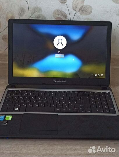 Packard Bell gt720m 1gb\ pent2117u\ ram 4g\ ssd120