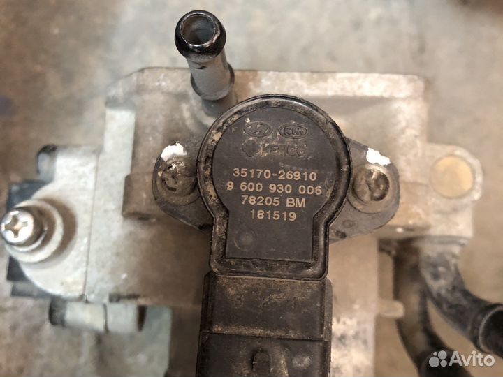 Дроссельная заслонка Kia Ceed ED 1.4 1.6 механика