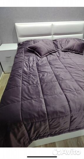 Покрывало плед с 2 подушками отличный подарок