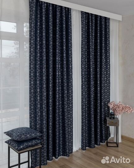 Комплект Шторы и Тюль Гала Роял+Вуаль