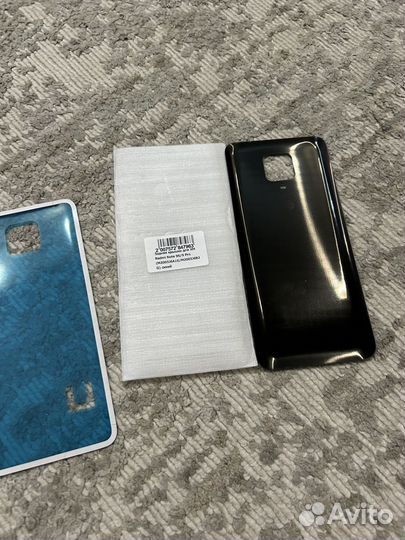 Задняя крышка Xiaomi redmi note 9s/9 pro синяя