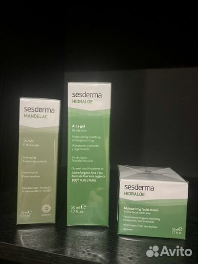 Скраб, крем, гель Sesderma Mandelac,Hidraloe новые
