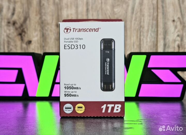 Внешний накопитель 1TB SSD Transcend ESD310