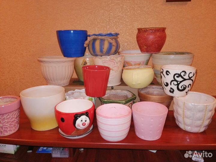 Горшок для цветов керамика