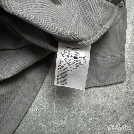 Рубашка плотная carhartt chase оригинал