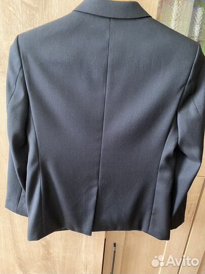 Пиджак школьный 152 р синий