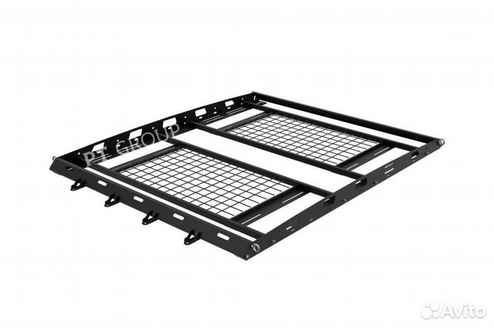Багажник-корзина широкая двухсекционная 1630 х1300