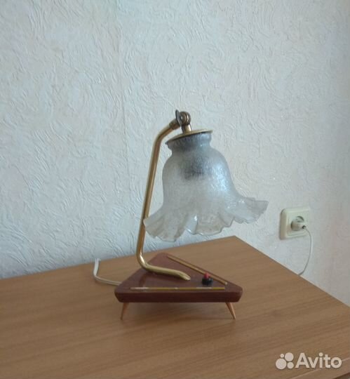 Лампа настольная винтаж ГДР 60-е годы