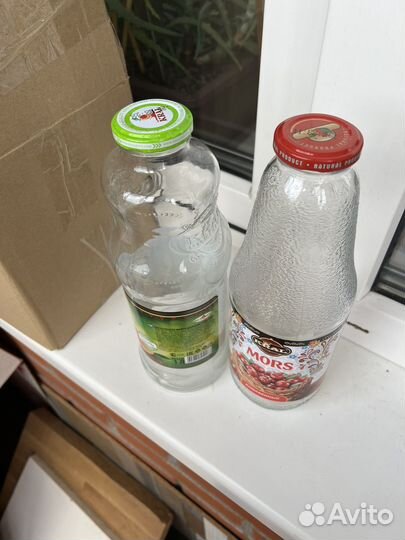 Стеклянная бутылка 1 л