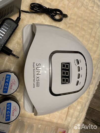 Набор для гель лака с машинкой