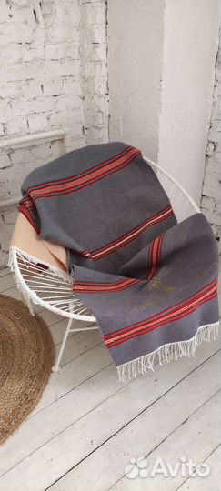 Плед ручного ткачества 