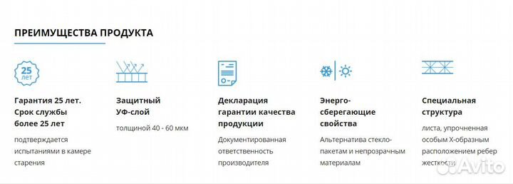 Сотовый поликарбонат KIN premium